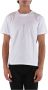 PATRIZIA PEPE Logo Print Regular Fit T-shirt White Heren - Thumbnail 1