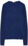 PATRIZIA PEPE Lurex Essential Shirt Blauw Dames - Thumbnail 1