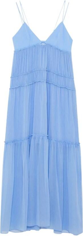 PATRIZIA PEPE Maxi Dresses Blauw Dames