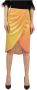 PATRIZIA PEPE Midi Rok met Pailletten Orange Dames - Thumbnail 2