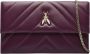PATRIZIA PEPE Paarse Iconische Fly Pochette Tas Purple Dames - Thumbnail 1