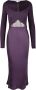 PATRIZIA PEPE Paarse Jurk Collectie Purple Dames - Thumbnail 1
