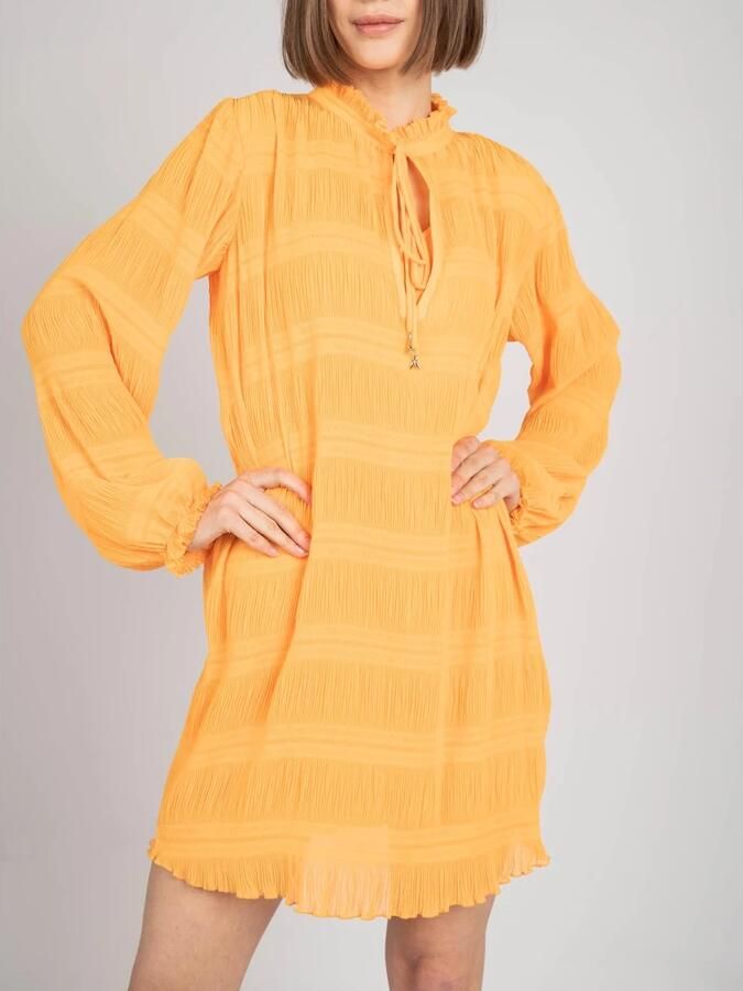 PATRIZIA PEPE Casual Mini Jurk Orange Dames - Foto 2