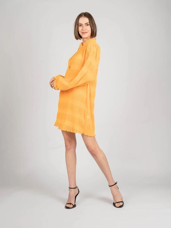 PATRIZIA PEPE Casual Mini Jurk Orange Dames - Foto 4