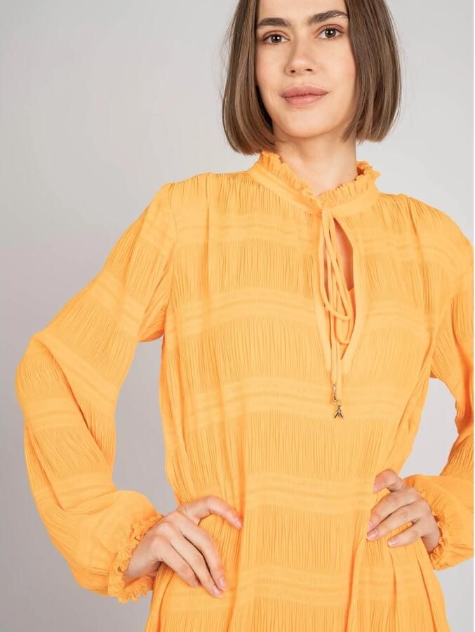 PATRIZIA PEPE Casual Mini Jurk Orange Dames