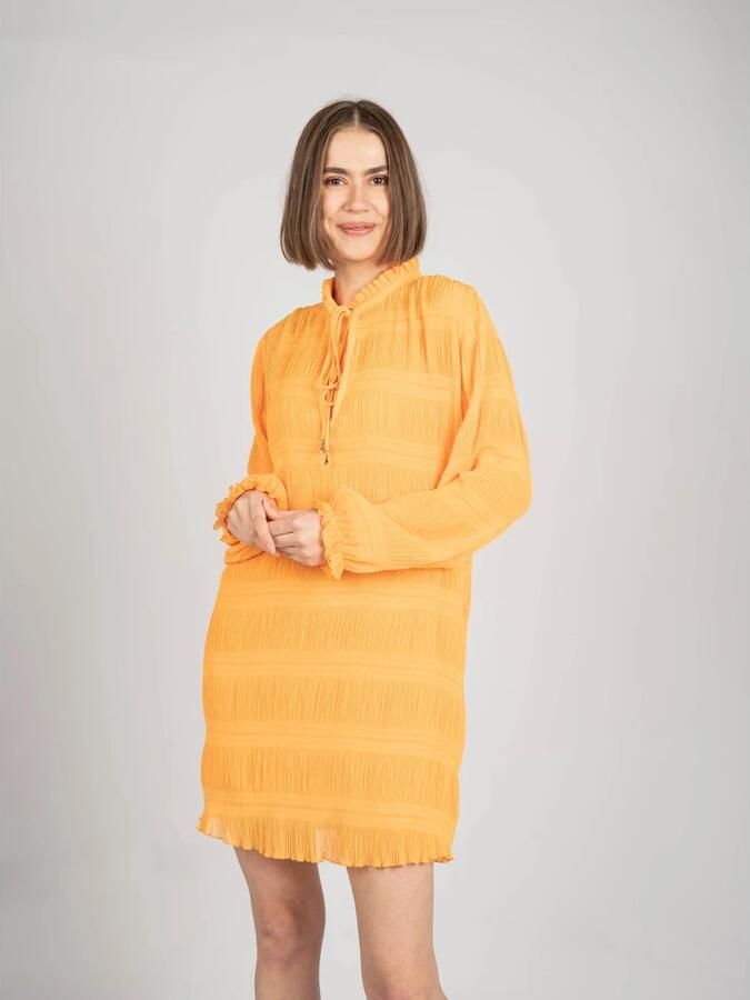 PATRIZIA PEPE Casual Mini Jurk Orange Dames - Foto 5