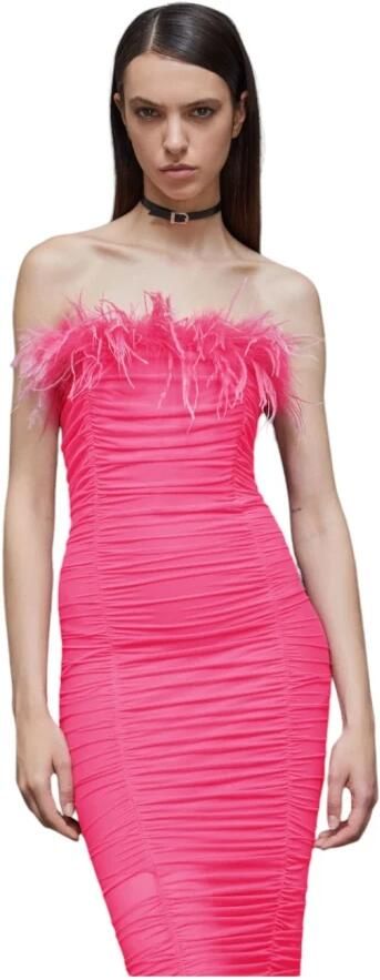 PATRIZIA PEPE Elegante Jurk voor Vrouwen Pink Dames - Foto 3