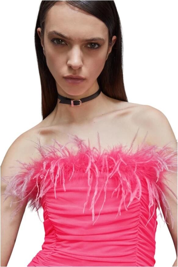 PATRIZIA PEPE Elegante Jurk voor Vrouwen Pink Dames - Foto 2