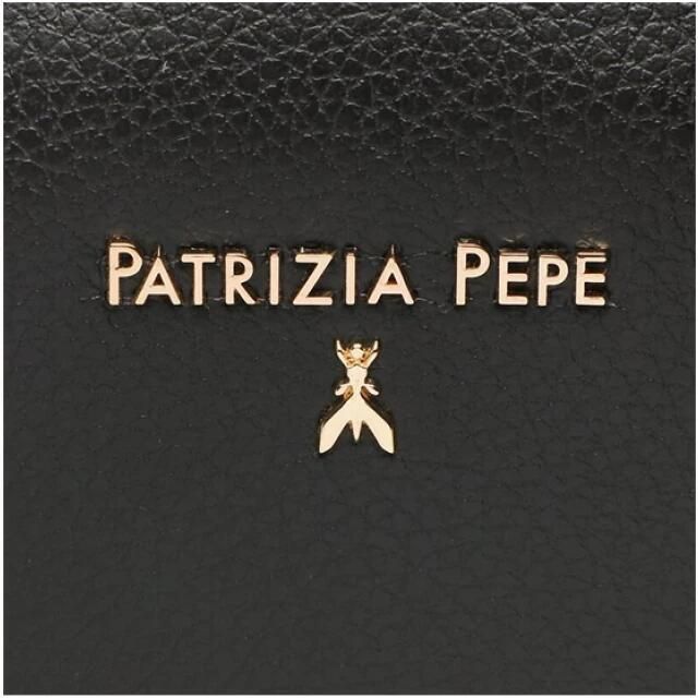 PATRIZIA PEPE Zwarte Leren Crossbody Tas Compact en Stijlvol Zwart Dames - Foto 6