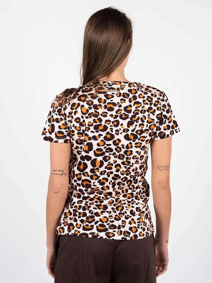 PATRIZIA PEPE Dames Luipaardprint T-Shirt Multicolor Dames - Foto 2