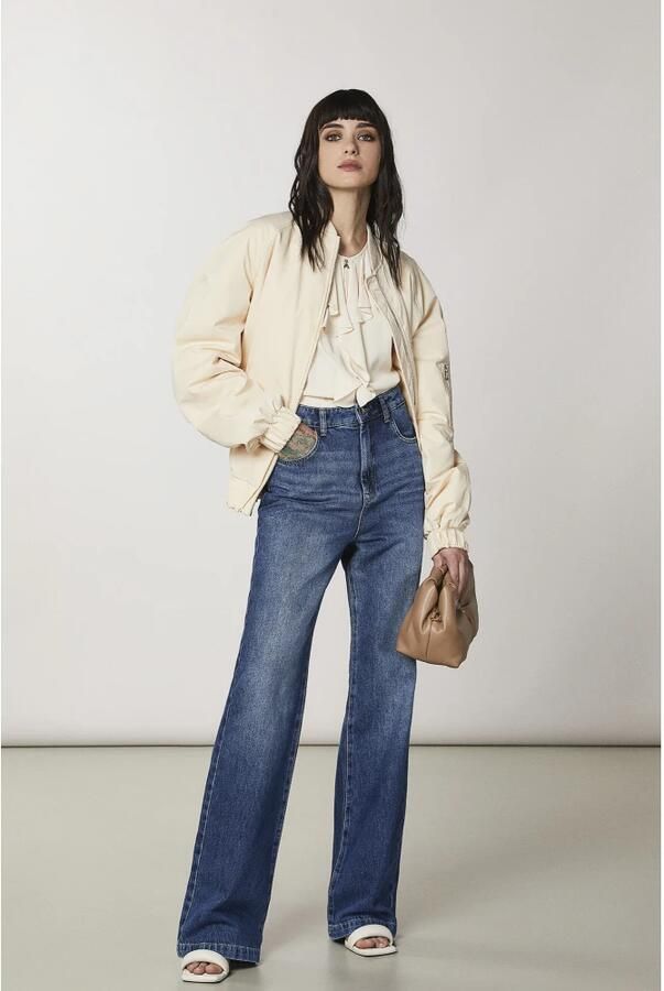 PATRIZIA PEPE Stijlvolle Gerimpelde Top Beige Dames