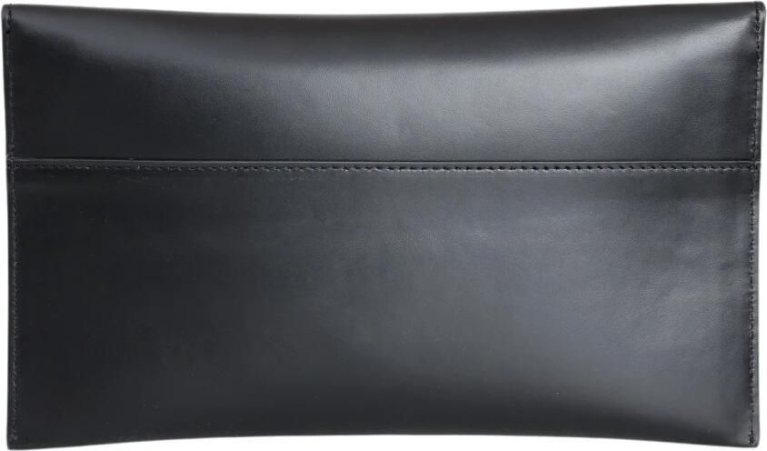 PATRIZIA PEPE Zwarte Pochette met Gouden Vlieglogo Black Dames - Foto 6