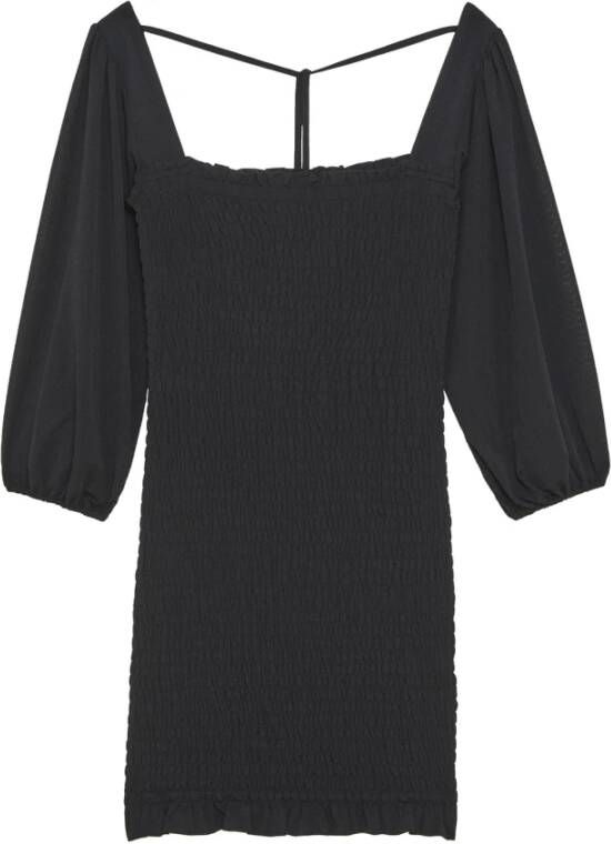 PATRIZIA PEPE Print-versierde tule mini-jurk Zwart Dames