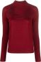 PATRIZIA PEPE Stijlvolle Turtlenecks voor Reguliere Pasvorm Red Dames - Thumbnail 1