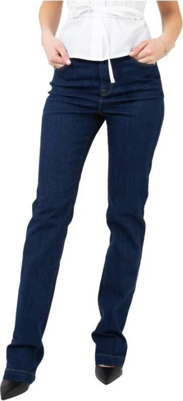 PATRIZIA PEPE Essentiële High-Waisted Skinny Jeans Blue Dames
