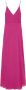 PATRIZIA PEPE Sensuele Georgette Crepe Lange Jurk Roze Dames - Thumbnail 1