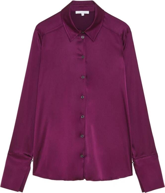 PATRIZIA PEPE Stijlvolle Shirts voor Dames Purple Dames