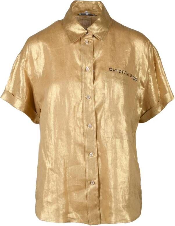 PATRIZIA PEPE Shirts Geel Dames