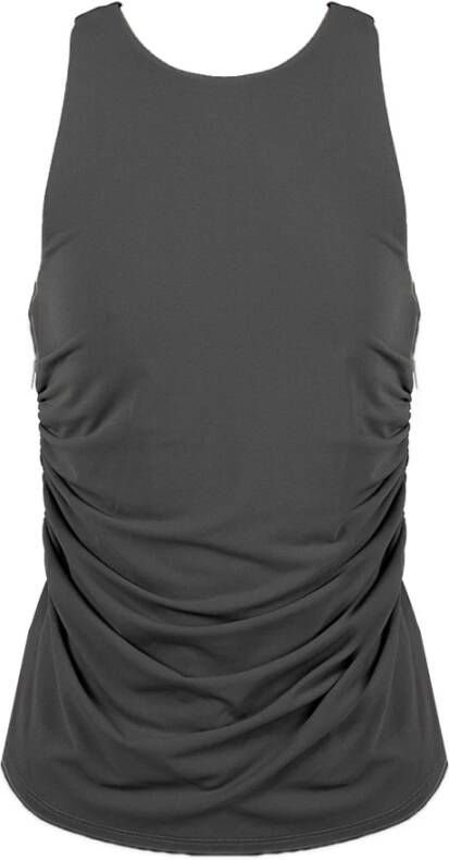 PATRIZIA PEPE Sleeveless Tops Grijs Dames