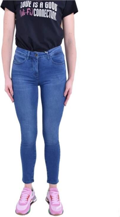 PATRIZIA PEPE Slim Fit Jeans Blauw Dames