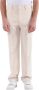 PATRIZIA PEPE Slim-fit Trousers Beige Heren - Thumbnail 2