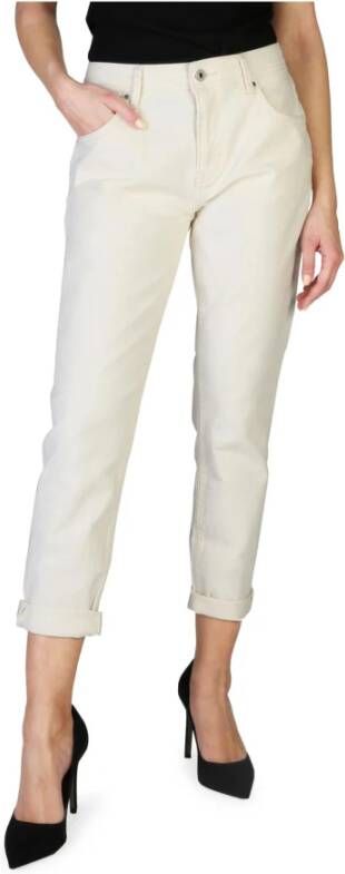 Pepe Jeans Dames Jeans in effen kleur White Dames