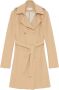 PATRIZIA PEPE Beige Slim Fit Double-Breasted Trenchcoat Beige Dames - Thumbnail 3