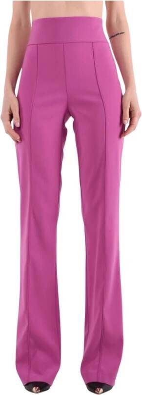 PATRIZIA PEPE Straight Trousers Paars Dames