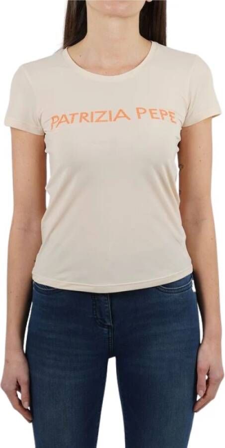 PATRIZIA PEPE T-shirt Beige Dames