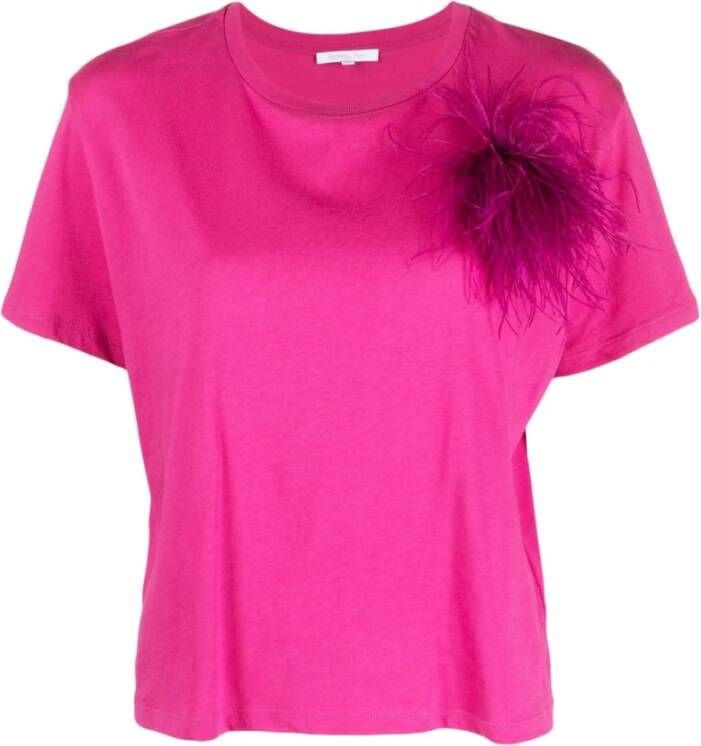 PATRIZIA PEPE T-Shirt Roze Dames