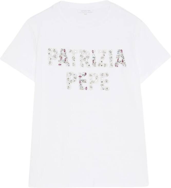 PATRIZIA PEPE T-shirt Wit Dames