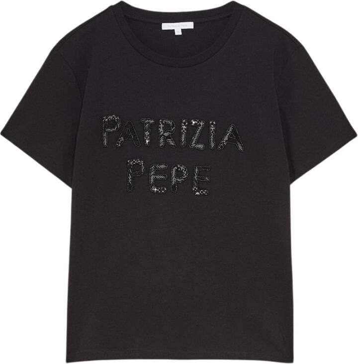 PATRIZIA PEPE T-shirt Zwart Dames