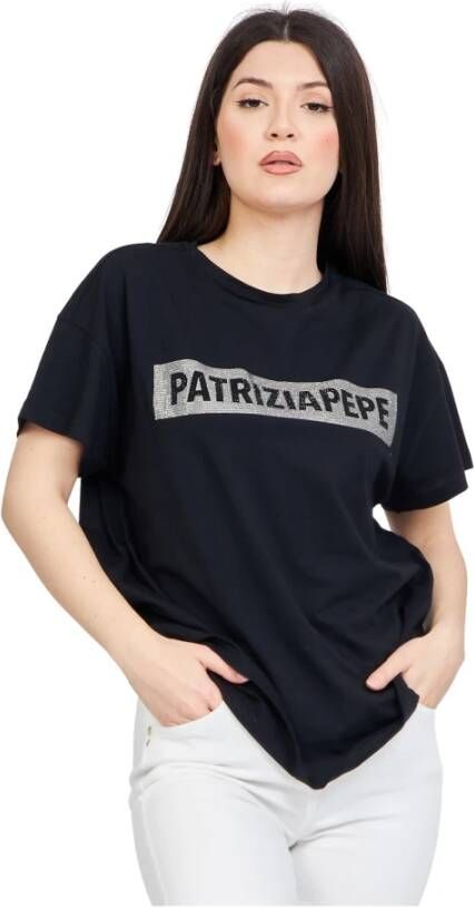 PATRIZIA PEPE T-Shirts Zwart Dames