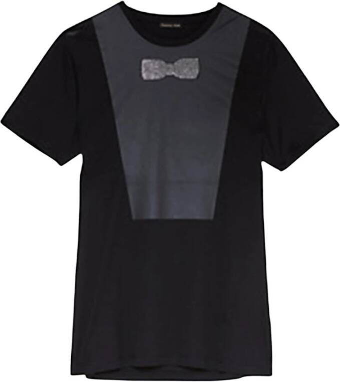 PATRIZIA PEPE Upgrade je casual garderobe met deze stijlvolle heren T-shirt Zwart Heren