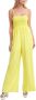 PATRIZIA PEPE Verhoog je stijl met deze prachtige jumpsuit Yellow Dames - Thumbnail 1