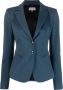 PATRIZIA PEPE Verhoog je stijl met deze prachtige petrolblauwe blazerjas Blauw Dames - Thumbnail 1