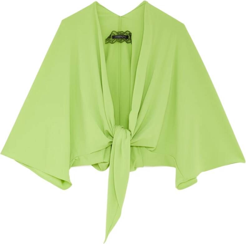 PATRIZIA PEPE Verrijk je garderobe met deze prachtige blouse Groen Dames