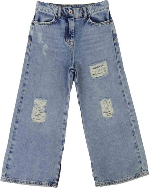 PATRIZIA PEPE Wide Jeans Blauw Dames
