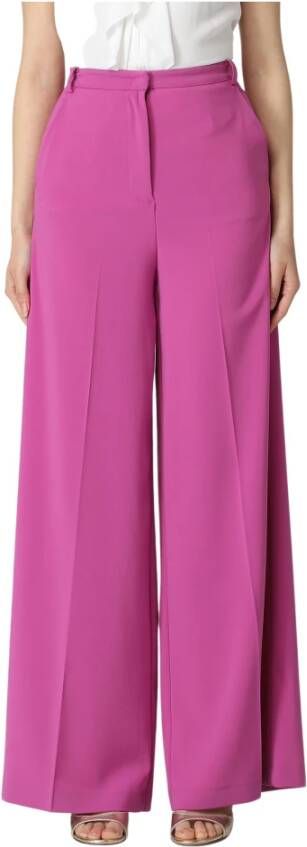 PATRIZIA PEPE Wide Trousers Paars Dames