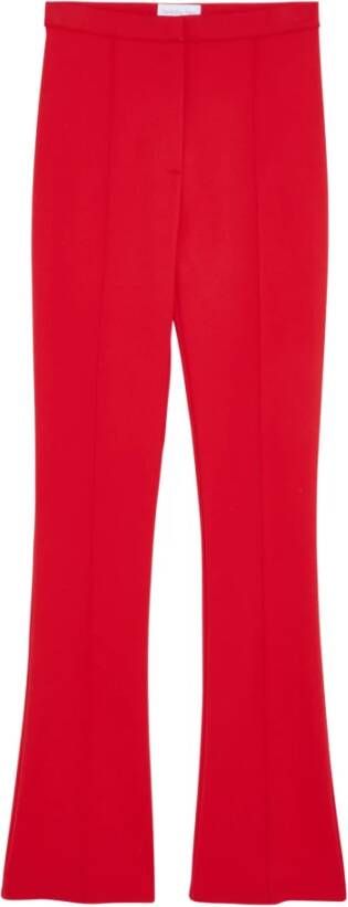 PATRIZIA PEPE Wide Trousers Rood Dames