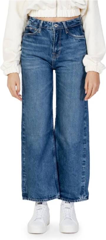 Pepe Jeans Sky High Slim Jeans Collectie Blue Dames
