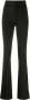 PATRIZIA PEPE Slim Flare Broek Stretch Stof Stoere Tinten Zwart Dames - Thumbnail 1