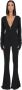 PATRIZIA PEPE Zwarte Jersey Poly Crêpe Jumpsuit met Strass Applicatie Zwart Dames - Thumbnail 1