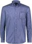 PAUL & SHARK 006 Rigato Formeel Overhemd Blauw Heren - Thumbnail 1
