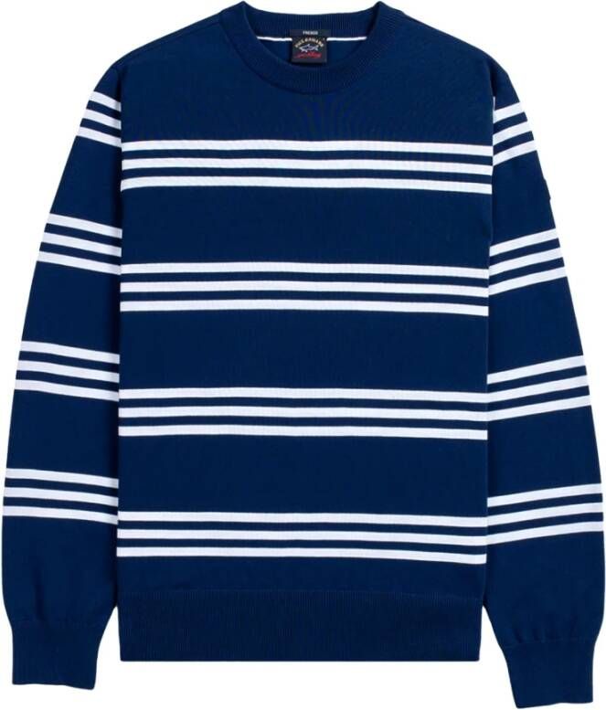 PAUL & SHARK Blauwe Sweaters Comfortabel en Stijlvol Blauw Heren