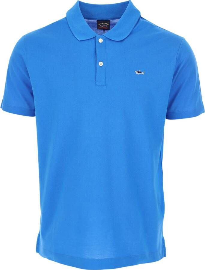 PAUL & SHARK Stijlvolle T-shirts en Polos Blue Heren