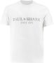 PAUL & SHARK Casual Crew-Neck T-Shirt met Stijlvolle Print Wit Heren - Thumbnail 1