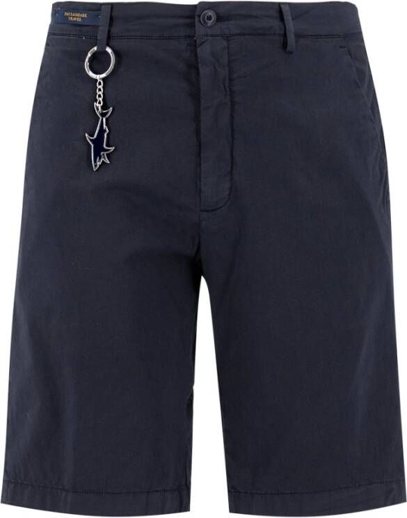 PAUL & SHARK Blauwe Bermuda Shorts voor Heren Blue Heren