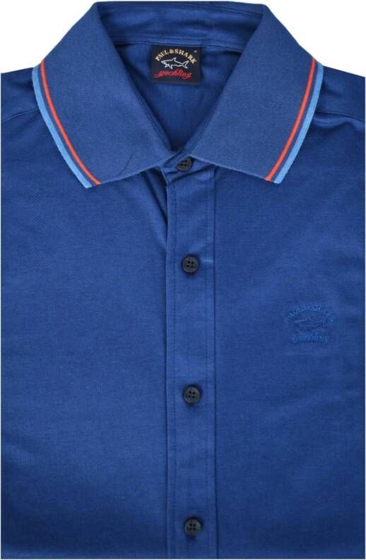 PAUL & SHARK Casual overhemd Blauw Heren