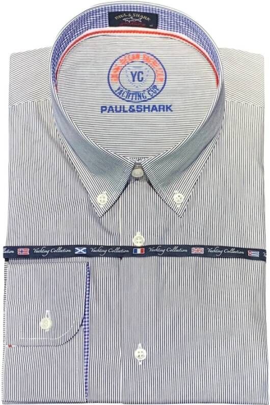 PAUL & SHARK Casual overhemd Grijs Heren